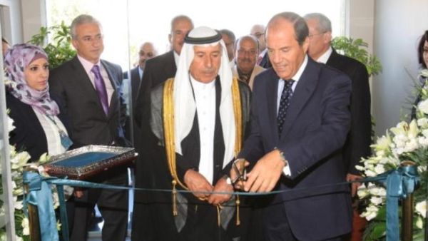 مروان عوض، الرئيس التنفيذي المدير العام للبنك الأهلي الأردني يفتتح الفرع الجديد