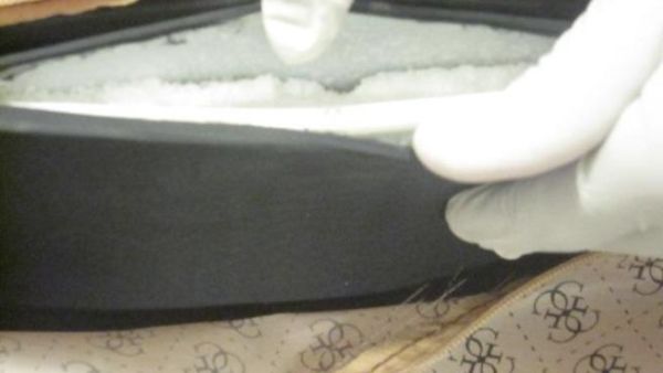 The bag containing the narco-crystals