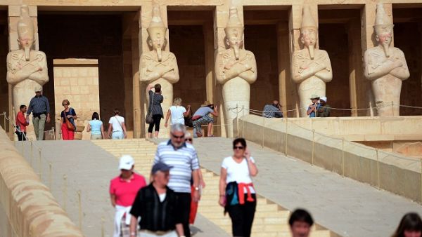The number of tourists increased 55 percent in the first 11 months of 2017, the head of Egypt’s Tourism Promotion Authority Hisham al-Demery said. (AFP) The number of tourists increased 55 percent in the first 11 months of 2017, the head of Egypt’s Tourism Promotion Authority Hisham al-Demery said. (AFP)