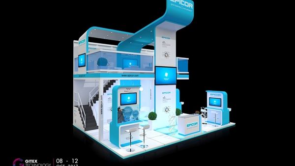 Rendering of Epicor GITEX 2017 booth