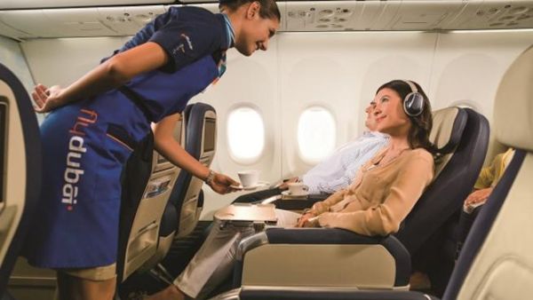 درجة رجال الأعمال في فلاي دبي