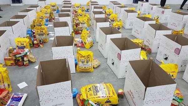 Donations to more than 150 underprivileged families in Dubai.