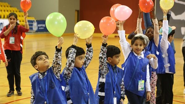 Students take part in a fun workshop at Qatar Diabetes Association’s recently hosted Al Bawasil Camp
