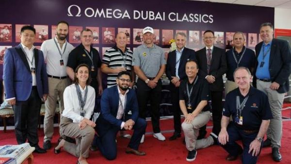 Lee Westwood met with UPS’s exclusive guests in Dubai. 