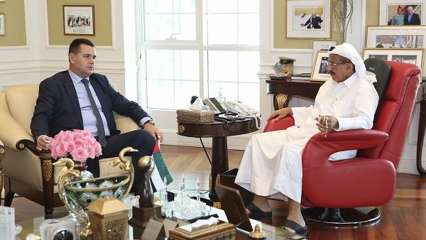 Bego Gutić, Prime Minister of Tuzla Canto; Khalaf Ahmad Al Habtoor Bego Gutić, Prime Minister of Tuzla Canto; Khalaf Ahmad Al Habtoor