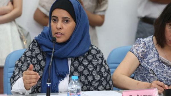 Dr Asmaa Al-Fadala, Director of Research, WISE, speaking in Beijing Dr Asmaa Al-Fadala, Director of Research, WISE, speaking in Beijing