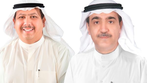 الرئيس التنفيذي للشركة عادل يوسف السعد المنيفي ورئيس مجلس الإدارة هادي حسن أبل