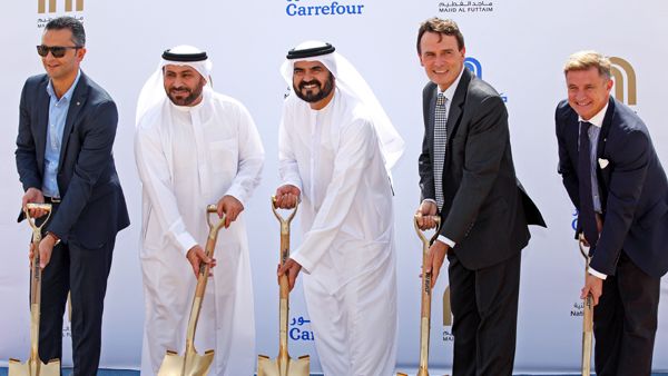 Officials at the ground-breaking ceremony in Dubai. (Trade Arabia)