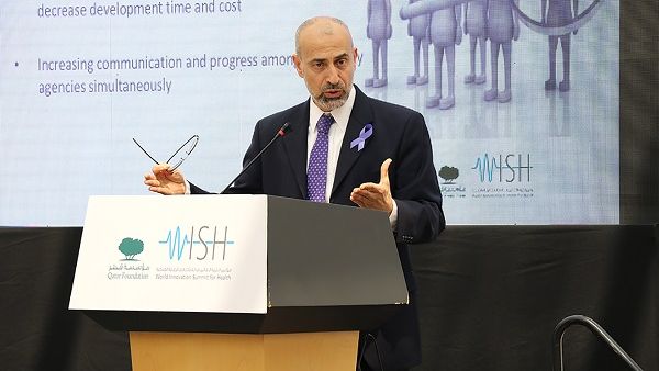 Dr Qoronfleh): Dr Walid Qoronfleh, Director of Research and Policy at WISH, outlines WISH’s research on dementia to date Dr Qoronfleh): Dr Walid Qoronfleh, Director of Research and Policy at WISH, outlines WISH’s research on dementia to date