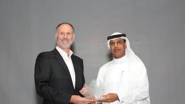 OSN CEO Martin Stewart and Ahmed Mahboob Musabih, Director of Dubai Customs. 
