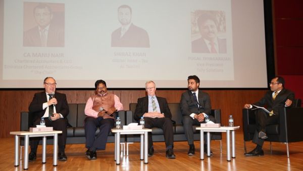 A panel-discussion entitled ‘VAT Post Implementation Analysis,’ moderated by Manu Nair, CEO of Emirates Chartered Accountants Group, was held during the event.