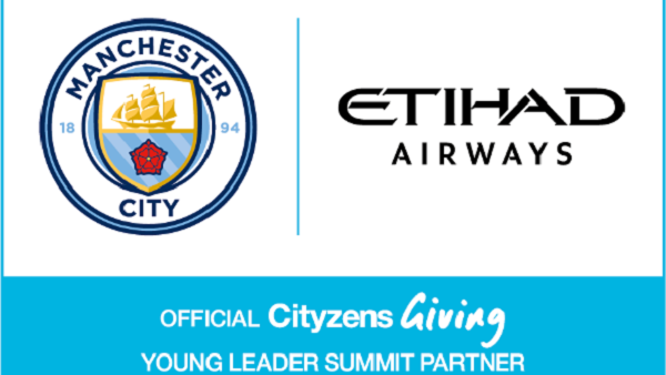 As part of Manchester City’s global community work, more than 50 young leaders from around the world, including two from Abu Dhabi, travelled to City Football Academy, Manchester