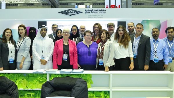 Qatar National Library staff at the 26th Doha International Book Fair Qatar National Library staff at the 26th Doha International Book Fair