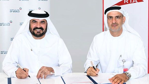 Ahmed Bahrozyan, CEO of Licensing Agency signed the agreement at RTA Head Office on behalf of RTA, and signed it on behalf of DP World Mohammed Al Muallem, senior vice president & managing director of DP World- UAE Region.