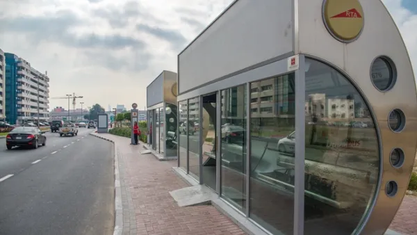The shelters are part of a project for 400 air-conditioned bus shelters covering various areas of Dubai. (Shutterstock)