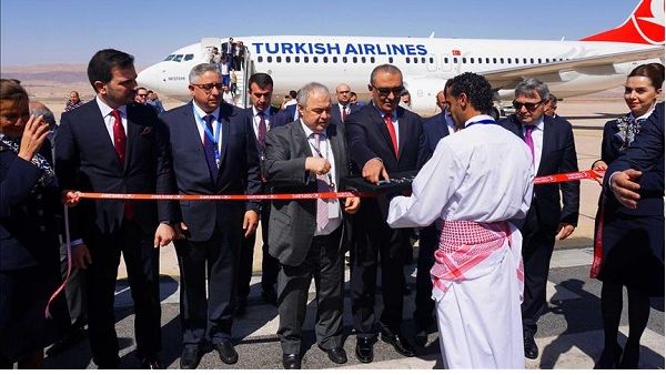 Airline will carry out 3 flights-a-week to Jordan's port city of Aqaba from Turkey.