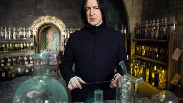 Rickman was most famous for his role as Professor Snape in the Harry Potter films. (Harrypotter.wikia.com)