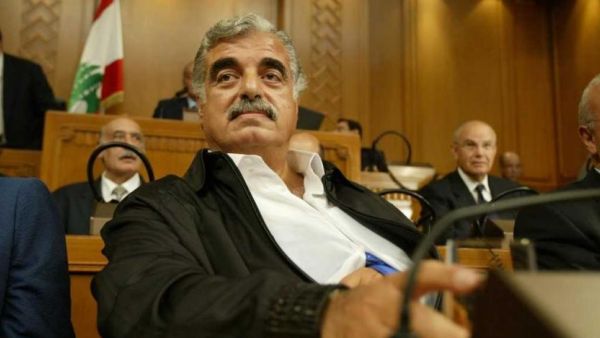 A September 3, 2004 photo of then Lebanese Prime Minister Rafik Hariri in parliament. AFP