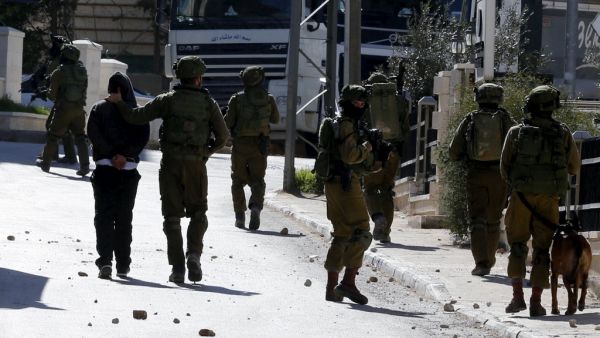 During clashes with Palestinians at the Al-Amari refugee camp (AFP/File Photo)