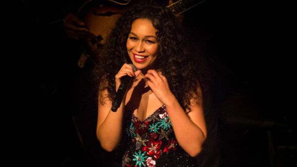 Unusually for an X Factor contestant, Rebecca did not take to the spotlight with ease. (Facebook)