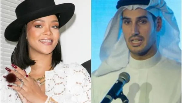 ريهانا وحسن جميل