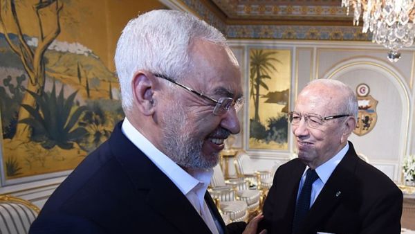 السبسي أعلن في أيلول/ سبتمبر الماضي فك الارتباط رسميا مع حليفته حركة النهضة