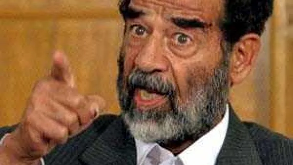 The dictator's image mysteriously appeared overnight