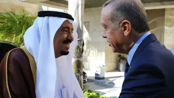 الملك سلمان وأردوغان ناقشا هاتفيا تطورات الوضع السوري