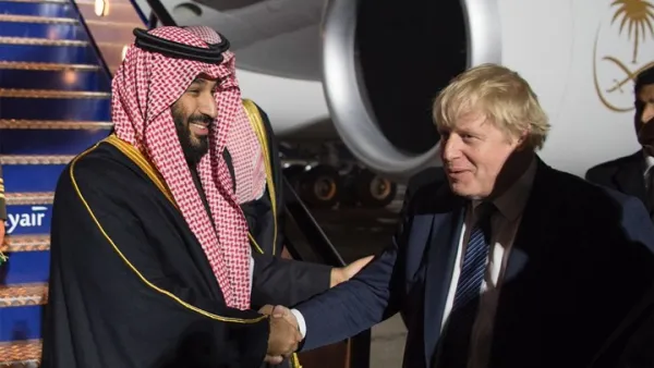 ابن سلمان وصل إلى لندن استجابة لدعوة رسمية من الحكومة البريطانية