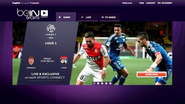 Qatar's BeIN Sports is a global sports network broadcasting in the Middle East and North Africa, France, US, Canada, Indonesia, Philippines, Hong Kong, Australia and Taiwan. (YouTube) Qatar's BeIN Sports is a global sports network broadcasting in the Middle East and North Africa, France, US, Canada, Indonesia, Philippines, Hong Kong, Australia and Taiwan. (YouTube)