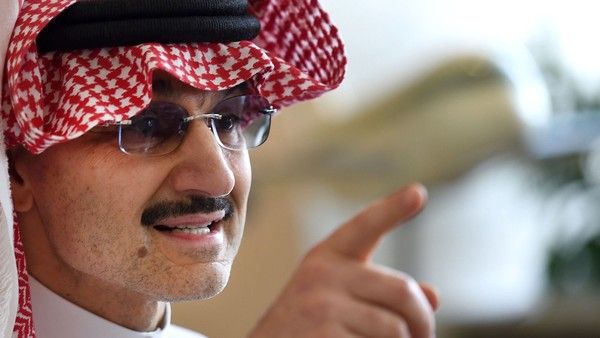 Alwaleed bin Talal announced Wednesday he would give all of his money to charity in the coming years. (AFP/File)