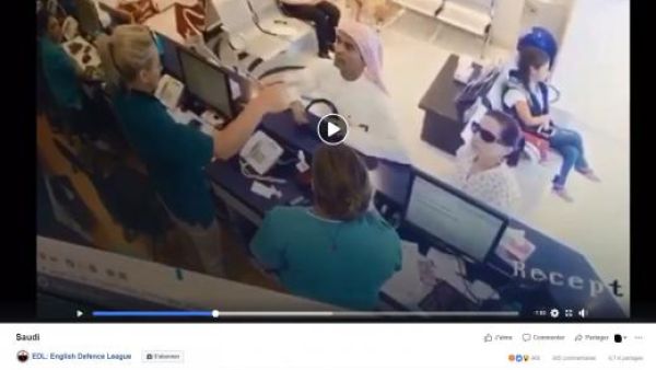 فبركة من طرف منظمة معادية للاسلام 