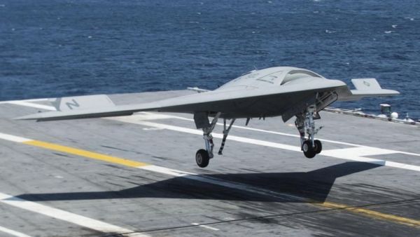 Work on the drone began in 2000, and four types were produced in different sizes: Saqr 1, 2, 3 and 4. (Jim Watson/ AFP)