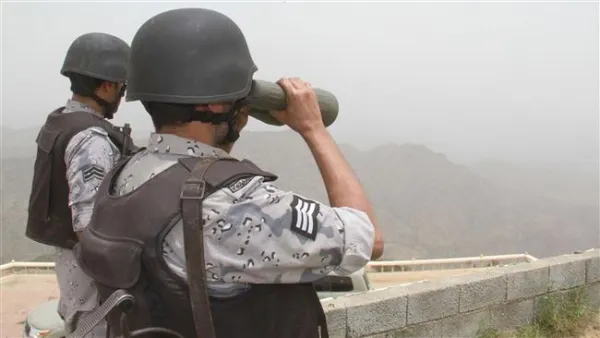 جنود سعوديون على الحدود مع اليمن