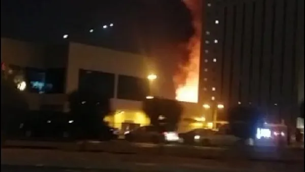 حريق بأحد مباني مدينة الملك فهد الطبية بالرياض