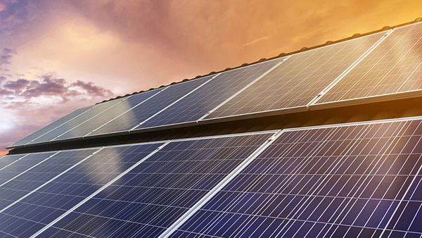 Solar panels. 