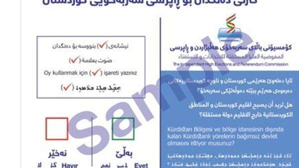 بدء عملية التصويت في استفتاء كردستان بالصين