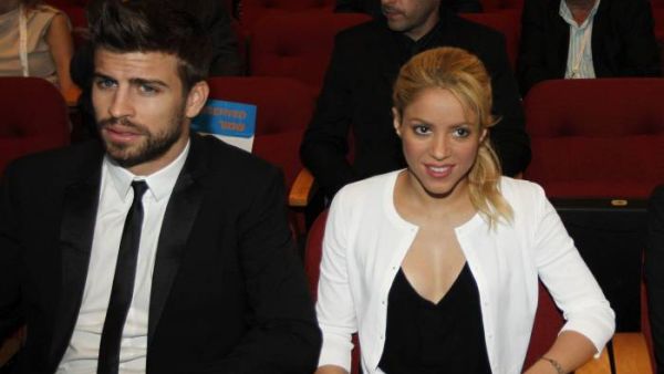 Shakira and Gerard Piqué sat front-row with their sons for a Christmas basketball game in New York City. (AFP/File)