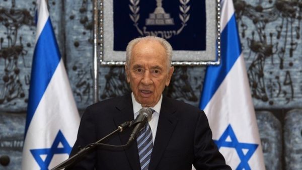  الرئيس الإسرائيلي السابق شمعون بيريز 
