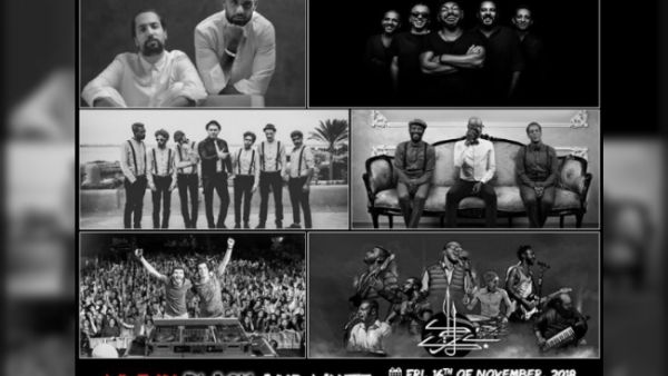 Sharmoofers, Disco Misr, Massar Egabari, Wust El Balad, Black Theama, and Karakeeb; are guaranteeing an unforgettable night with the once in a lifetime line-up. (Source: sharmoofers_official - Instagram)