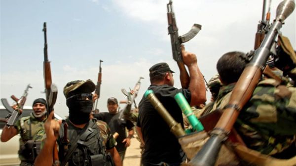While the groups are united against IS, the potential for sectarian tension remains a concern. (AFP)