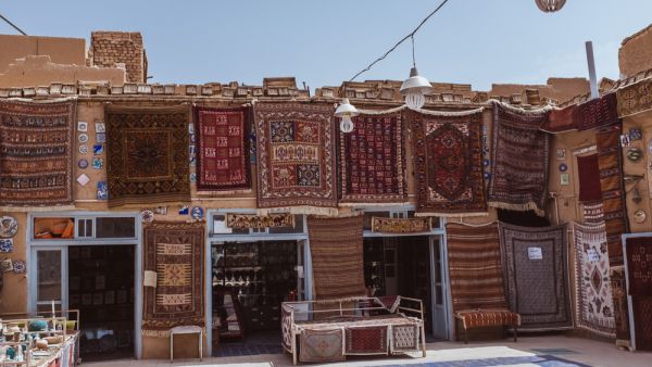 Persian rugs in Yazd Iran (Shutterstock)