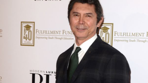 Yvonne Boismier Phillips and Lou Diamond Phillips arrive on the red carpet for the 90th annual Academy Awards at the Dolby Theatre in Los Angeles on March 4. On Wednesday, Phillips pleaded guilty to a DUI charge in Texas. (Source: Kathy Hutchins - Shutterstock)
