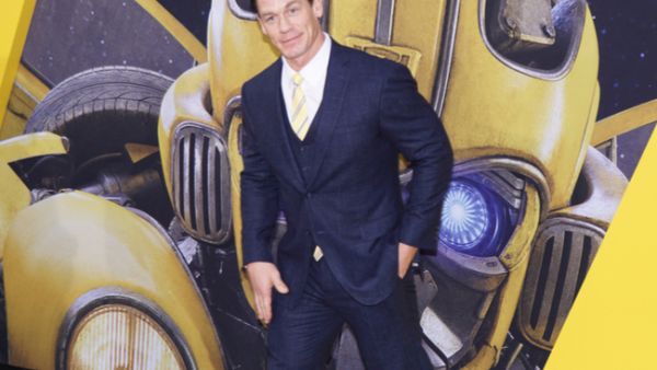 Cena is seen in new transformers film Bumblebee  (Source: Alex Millauer / Shutterstock ) 