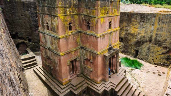 Church of St. George, one of eleven monolithic churches in Lalibela, a city in the Amhara Region of Ethiopia.(Shutterstock/ File)