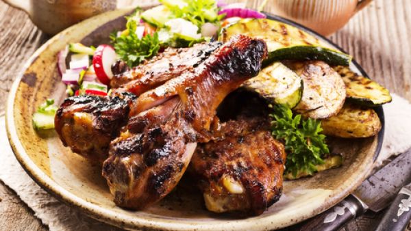 الدجاج المشوي بالفرن