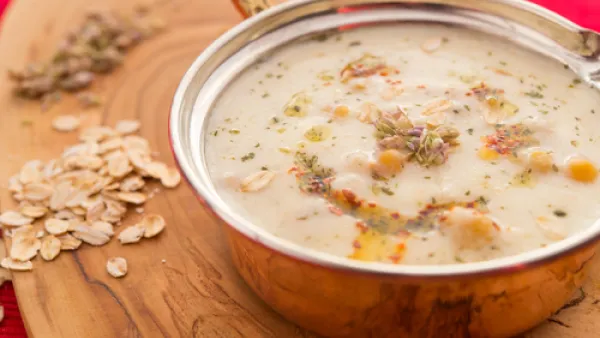 شوربة الكريمة بالشوفان