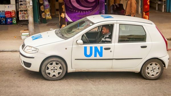 Car of  United Nations Relief and Works Agency (Shutterstock)