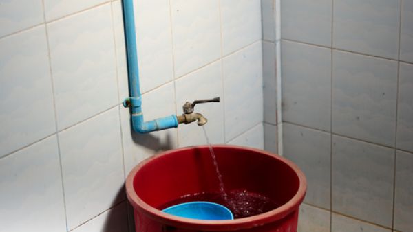 The body was found in a bucket full of water in the bathroom (Shutterstock/File)