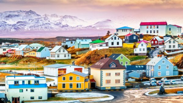 Stykkisholmur colorful icelandic houses (Shutterstock)